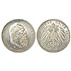 Foreign: German State-Bavaria, Prince Regent Luitpold (1886-1912 AD), silver 5 mark, 1911, 27.82g.