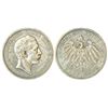 Foreign: German State-Prussia, Wilhelm II (1888-1918 AD), silver 5 mark, 1895, KM 523, 27.59g.