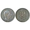 Foreign: German State-Saxony-Albertine, Albert (1873-1902 AD), silver 5 mark, 1876, KM 1237, 27.55g.