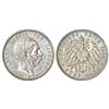 Foreign: German State-Saxony-Albertine, Albert (1873-1902 AD), silver 5 mark, 1902, KM 1256, 27.82g.