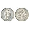 Foreign: German State-Saxony-Albertine, Georg (1902-1904 AD), silver 5 mark, 1904, KM 1258, 27.62g.