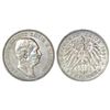 Foreign: German State-Saxony-Albertine, Friedrich August III (1904-1918),silver 5 mark, 1907, 27.64g