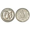 Foreign: German State-Wurttemberg, Wilhelm II (1891-1918 AD), silver 3 mark, 1911, KM 636, 16.65g.
