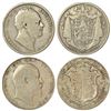 Foreign: Great Britain, silver ½ crown (2). William IV, 1834, 13.37g; Edward VII, 1910, 13.95g.