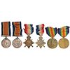 Medals: British India, George V, 1x silver and 2x bronze medal - 2x War medal & 1x Victory medal.