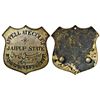 Badges: Jaipur State, Chapras badge, brass, 248g.