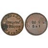 Image 1 : Tokens: Mint token, copper, COMPANYS WEIGHT MINIMUM ½ RUPEE, 5.70g.