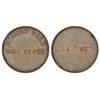 Tokens: British India, Assam Tea Garden token, Budderpore, copper 1 rupee, PR 16, 10.95g.