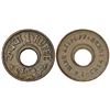 Tokens: Canteen cash token, copper 1 rupee, I.G. Mint Alipore (Calcutta), 5.27g.