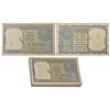 Image 1 : Paper Money: 1 rupee, 1951, full packet of 100 notes, signed by K.G. Ambegaonkar