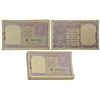Image 1 : Paper Money: 1 rupee, 1951, full packet of 100 notes, signed by K.G. Ambegaonkar