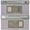 Image 1 : Paper Money: 5 rupees, Black Buck series, ND (1967), signed by L.K. Jha, without inset