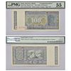 Image 1 : Paper Money: 100 rupees, Gandhi on back series, ND (1969), signed by L.K. Jha