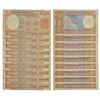 Image 1 : Paper Money: 2 rupees, fancy number set of 9 notes, Aryabhatta series, signed by R.N. Malhotra