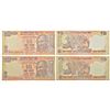 Image 1 : Paper Money: 10 rupees, fancy number notes (2), Gandhi series, 2012, signed by D. Subbarao,inset 'L'