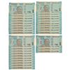 Image 1 : Paper Money: 50 rupees, fancy number, set of 32 notes, new Gandhi series, 2017,signed by Urjit Patel