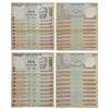 Image 1 : Paper Money: 100 rupees, fancy number set of 19 notes, Gandhi series