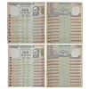 Image 1 : Paper Money: 100 rupees, fancy number set of 19 notes, Gandhi series, signed by D. Subbarao