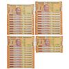 Image 1 : Paper Money: 200 rupees, fancy number set of 32 notes, New Gandhi series, 2017,signed by Urjit Patel