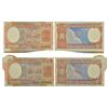 Image 1 : Paper Money: 2 rupees, misprint notes (2), Aryabhatta series, both notes have extra paper.