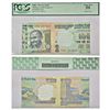 Paper Money: 100 rupees, misprint, Gandhi series, 2013, signed by D. Subbarao, inset 'L'