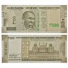 Image 1 : Paper Money: 500 rupees, misprint, new Gandhi series, 2016, signed by Urjit Patel, inset 'L'