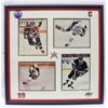 Image 1 : FRAMED COLLECTION OF 4 SIGNED GRETZKY PICTURES