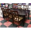 Image 1 : WOODEN DINING TABLE WITH 6 CHAIRS