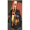 Image 1 : TOOL BAG WITH VARIOUS HAND TOOLS & MORE