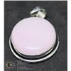 Image 1 : #168- NATURAL PINK ROSE QUARTZ PENDANT