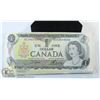 Image 1 : GROUP OF 10 1973 CANADA $1 BANKNOTES