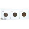 Image 1 : LOT OF 3 EARLY CANADA LARGE CENTS 1917-1919