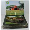 Image 1 : 3) 2 SEALED PUZZLES 500 & 1000 PIECES