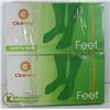 Image 1 : LOT OF 2 NEW REUSABLE CLICK HEAT FOOT HEATING PADS