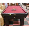 Image 2 : CANADA BILLIARD POOL TABLE WITH CUES & BALLS