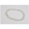 Image 1 : #181-NATURAL SELENITE BEAD BRACELET 8mm/7.5"