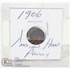 Image 1 : INDIAN HEAD PENNY 1906