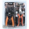Image 1 : BRAND NEW SNAP RING PLIER SET & INDUSTRIAL SCISSOR