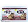 Image 1 : LOT OF 2 200G SLIMFAST KETO BAR PEANUT BUTTER BOXE