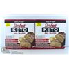 Image 1 : LOT OF 2 200G SLIMFAST KETO BAR PEANUT BUTTER BOXE