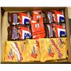 Image 1 : FLAT LOT OF BRAND NAME CHOCOLATE PRODUCTS