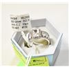 Image 1 : 3 STONE RING ENGAGEMENT/RIGHT HAND RING