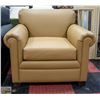 Image 1 : BRAND NEW BEIGE LEATHERETTE ARM CHAIR MSRP $587