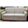 Image 1 : BRAND NEW GREY SOFA WITH ACCENT PILLOW MSRP $2298