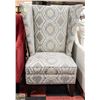 Image 1 : BRAND NEW WING BACK CHAIR CONTEMPORARY NEUTRAL PAT