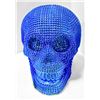 Image 1 : BLUE BEADED SKULL DECOR PIECE