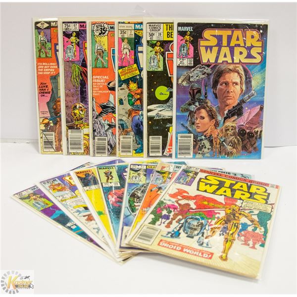13 ORIGINAL STAR WARS COMICS MARVEL SERIES