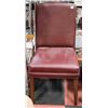 Image 1 : MAROON COLOURED DINING CHAIR