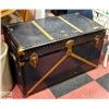 Image 1 : ESTATE BLUE/ BRASS STEAMER TRUNK