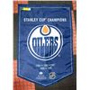 EDMONTON OILERS CHAMPIONSHIP BANNER